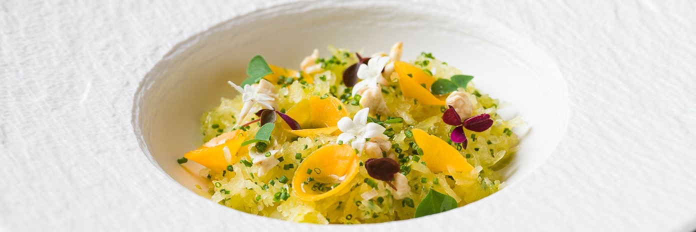 Recette de chef – Salade courge spaghetti