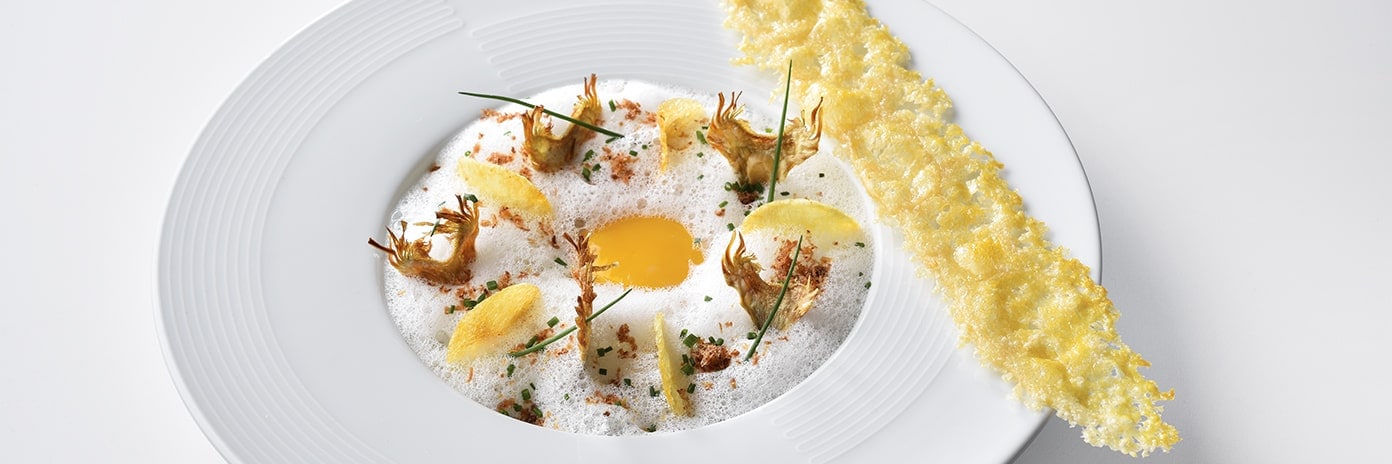 Recette de Chef - Divin parmigiano reggiano AOP et son œuf parfait