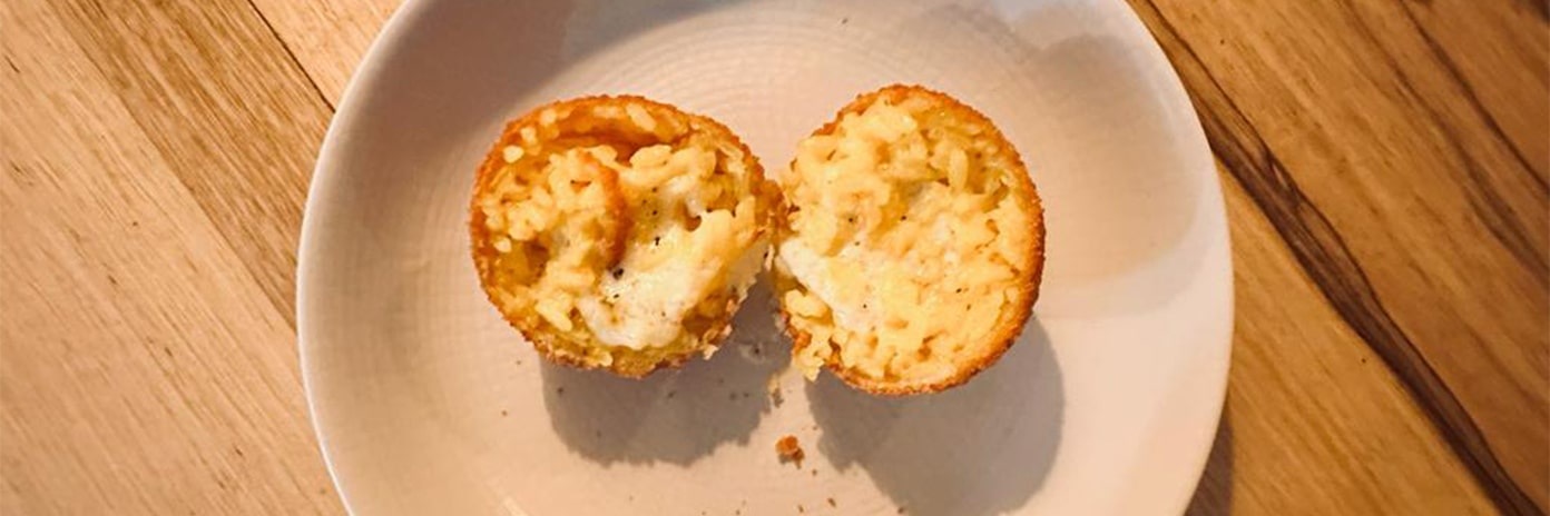 Recette de chef - Arancini Cacio & Pepe - Emilio Giagnoni