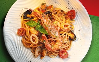 Recette de chef - Linguine ai frutti di mare