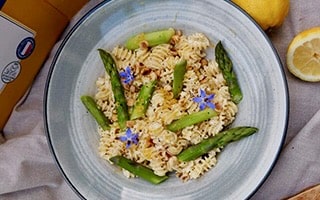 Recette de chef – Radiatoris ricotta, citron et asperges