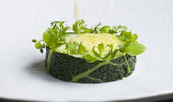 Recette de chef - Ballotine de choux et sériole