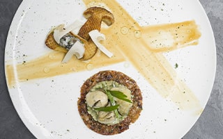 Recette de chef - Huîtres de veules les roses, cèpes et livèche  - Suzanne Waymel