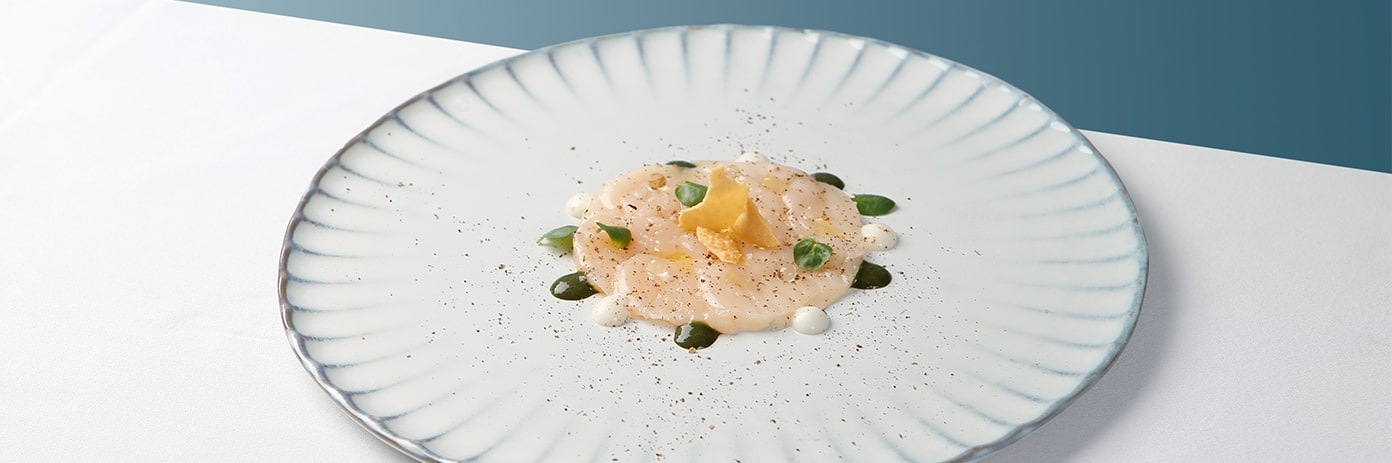 Recette de chef - Saint-Jacques, cresson, reblochon
