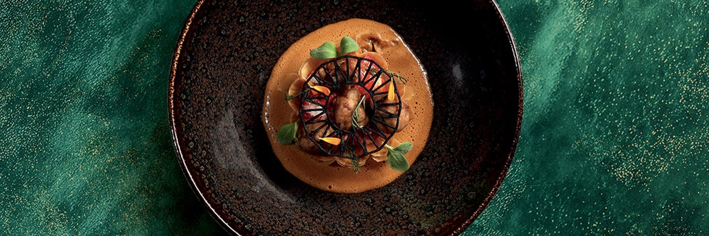 Recette de chef – Tarte croustillante de homard bleu, ris de veau, morilles – Rodolphe Regnauld