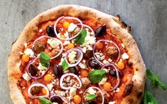 Recette de Chef - Pizza à la grecque