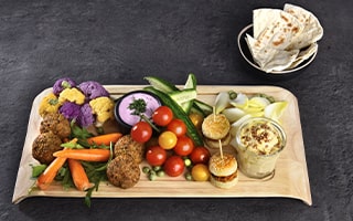 Recette de chefs - Planche - La végé