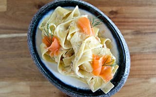 Recettes de chefs |Pappardelle aux deux saumons| METRO 