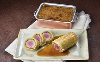 Recette de Chef - Selle d'agneau en croûte