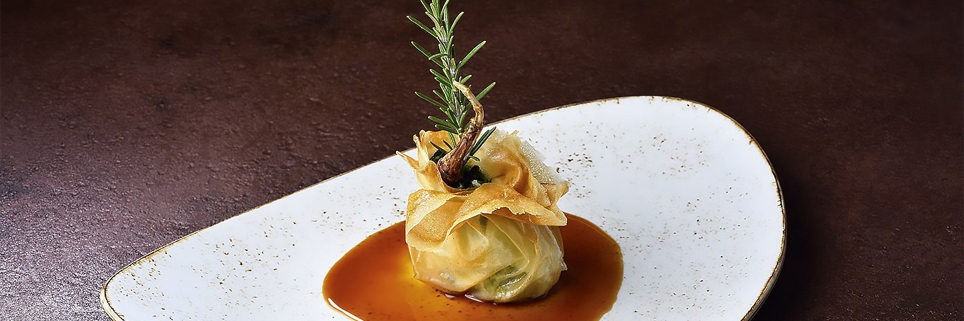 Recette de Chef - Aumonière de pigeon