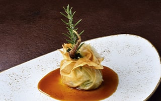 Recette de Chef - Aumonière de pigeon