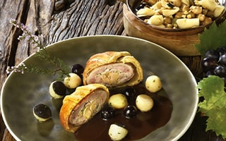 Recette de Chef - Caille en croute