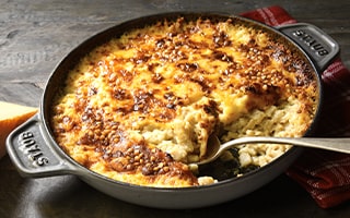 Recette de Chef - Crozets gratinés au sarrasin & raclette