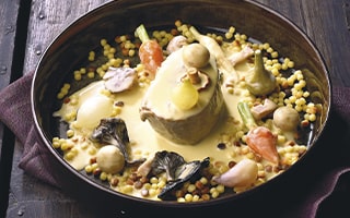 Recette de Chef - Paleron de veau façon blanquette