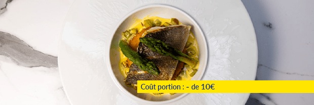 Recette de chef - Risotto croustillant, bar rôtie et sauce safran - Alex Cook