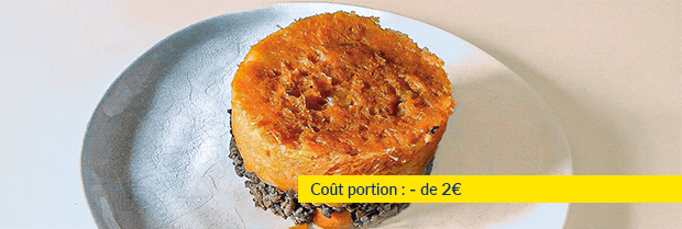 Recette de chef - Parmentier de patates douces