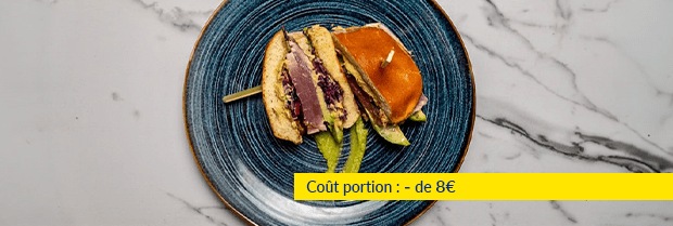 Recette de chef - Burger de thon à l’avocat et au chou rouge - Alex Cook