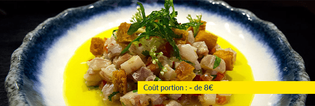 Recette de chef - Ceviche de bar