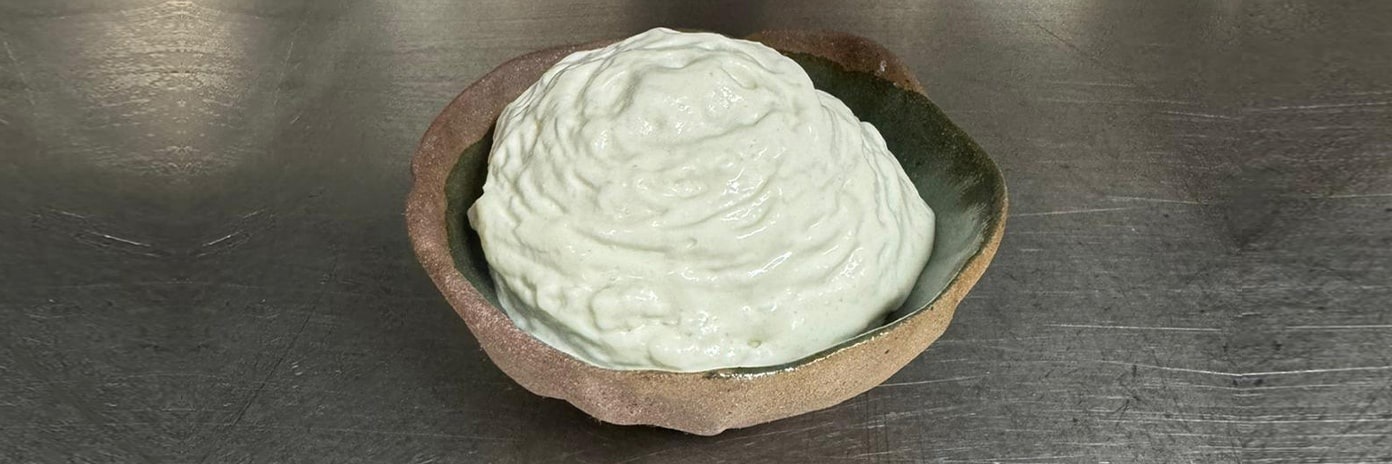 Recette de chef - Espuma gorgonzola - Wilfried Romain
