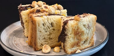 Recette de chef - Sando Chocolat Noisettes - Walter Ishizuka