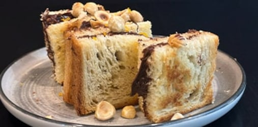 Recette de chef - Sando Chocolat Noisettes - Walter Ishizuka