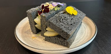 Recette de chef - Sando Poire pochée - Walter Ishizuka