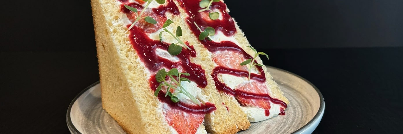 Recette de chef – Sando aux fruits rouges - Walter Ishizuka