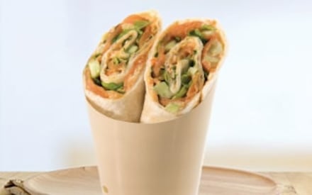 Recette de chef - Wrap truite fumée