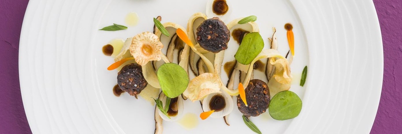 Recette de chef - Kabellec d’artichaut breton et craquelin de lentins des chênes - Sylvain Guillemot