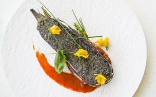 Recette de chef -  Mille-feuilles d’aubergines -  Pascal Dupire