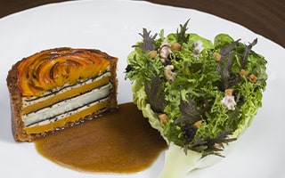 Recette de Chef - Tourte céleri, butternut et truffe