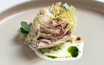 Recette de chef - Iceberg, magret et foie gras au miso