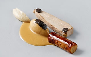 Recette de Chef - Suprême de poule faisane et cuisse en quenelle