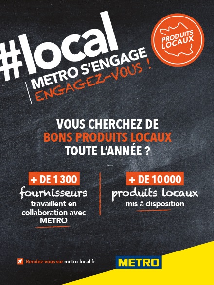 #local METRO s'engage - Affiche