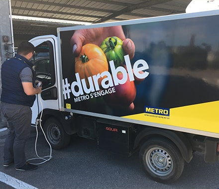 Vehicule de livraison électrique METRO