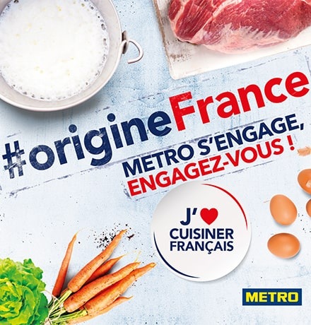 #OrigineFrance, METRO s'engage