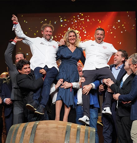 Guide MICHELIN, cérémonie avec des gagnants