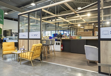 Espace café des halles METRO de Pau