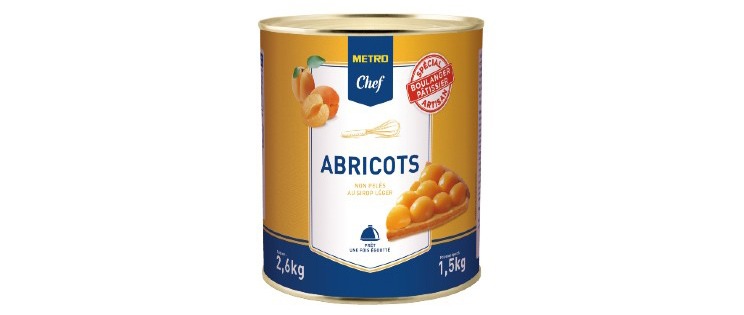 Fruits en conserve METRO CHEF