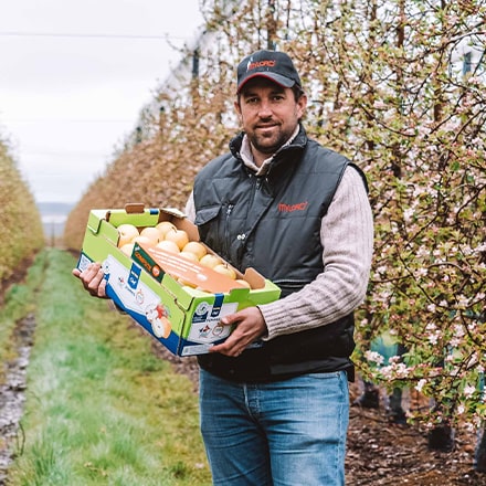 Romain Tessier producteur des pommes METRO Chef