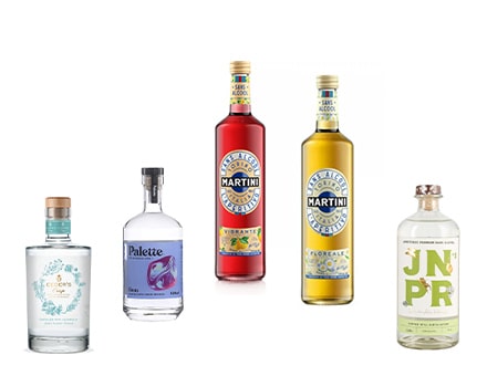 5 bouteilles de spiritueux sans alcool disponibles chez METRO