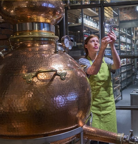 Fabrication des spiritueux sans alcool - Distillation et désalcoolisation