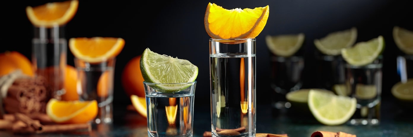 Tequila avec citron