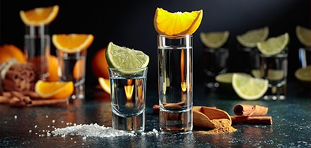 Tequila avec citron
