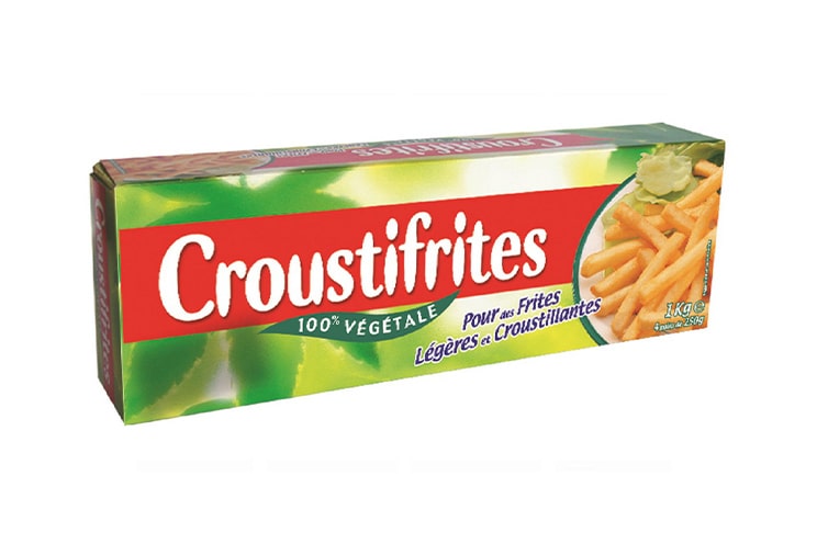 Matière grasse 100% végétale, Croustifrites
