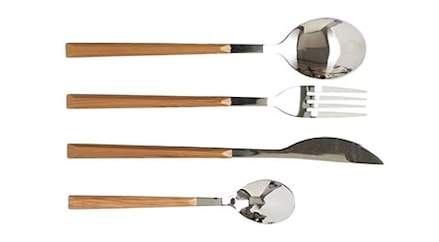 Couverts imitation bois