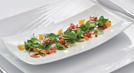 Assiettes rectangulaires