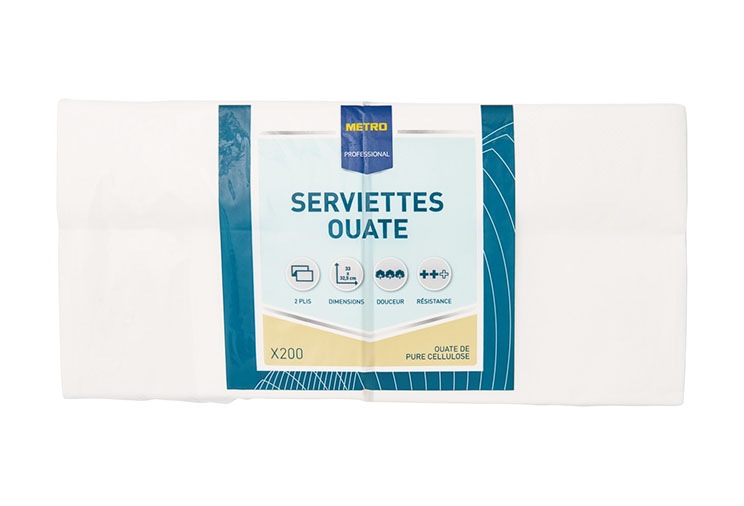 Serviettes cellulose