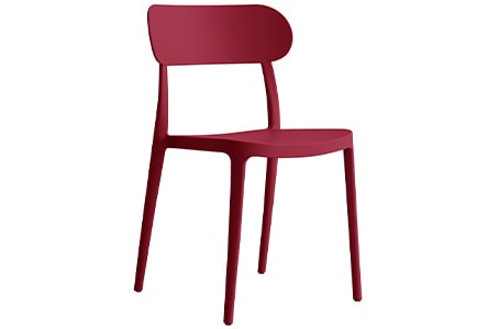 METRO PROFESSIONAL Chaise Bandol bordeaux