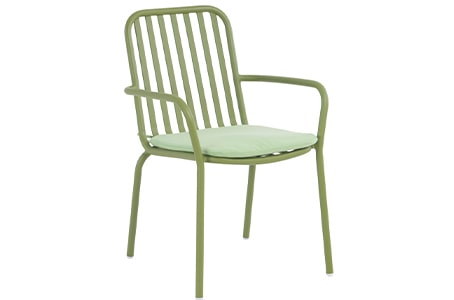 METRO PROFESSIONAL Fauteuil Solal olive